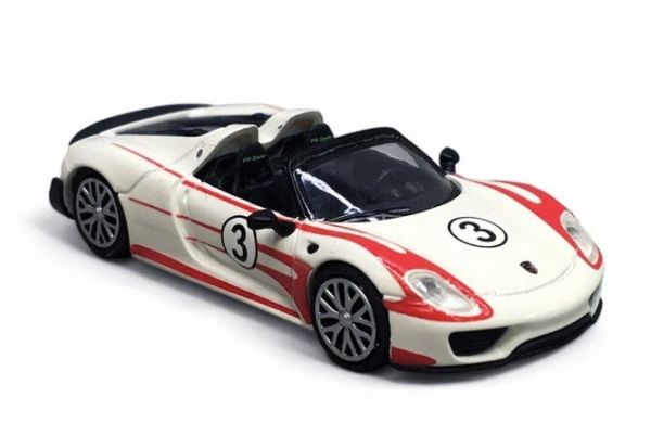 MNC870062137 - PORSCHE 918 Spyder #3 2015 Blanc avec bandes rouge - 1