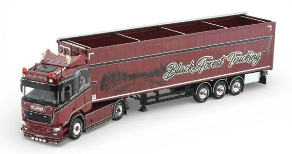 TEK88542 - SCANIA Next génération Série R 4x2 avec remorque 3 Essieux BLACK FOREST TRUCKING - 1