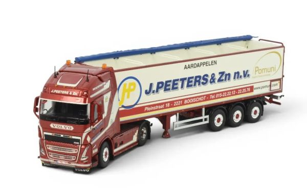 TEK88714 - VOLVO FH05 Globetrotter XL 4x2 avec remorque 3 Essieux J.PEETERS - 1