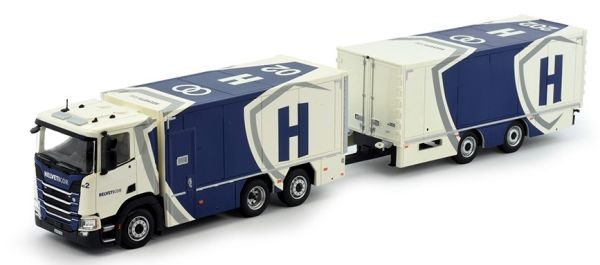 TEK80913 - SCANIA Next génération 6x2 porteur avec remorque 2 Essieux NH PLANZER - 1