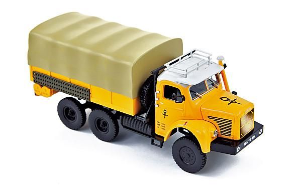 NOREV690011 - BERLIET GBC 8 6x6 Gazelle 1959 Jaune Ech:1/43 - 1