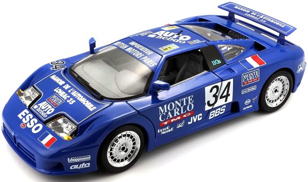 BUR28010BL - BUGATTI EB110 #34 24H du MANS 1990 Bleue - 1