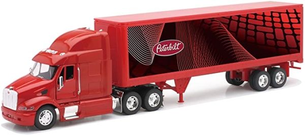 NEW12343 - PETERBILT M.387 6x4 avec semi 2 essieux Ech:1/32 - 1