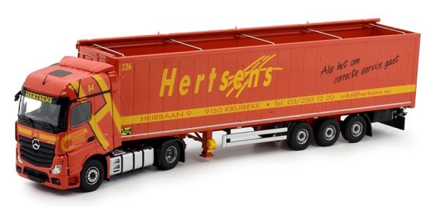 TEK82093 - MERCEDES Actros MP5 4x2 avec remorque 3 Essieux HERTSENS - 1