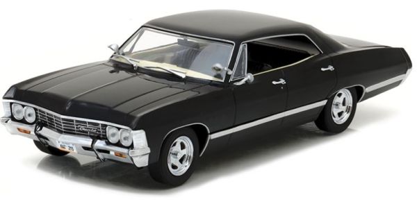 GREEN84035 - CHEVROLET Impala Sport sedan 1967 noire - 1