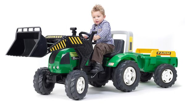 FAL982M - Tracteur FARM avec remorque et chargeur - 1