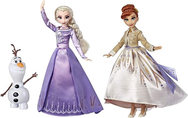 HASE8749 - Poupée mannequins La Reine des Neiges 2 – Elsa  Anna et Olaf - 1