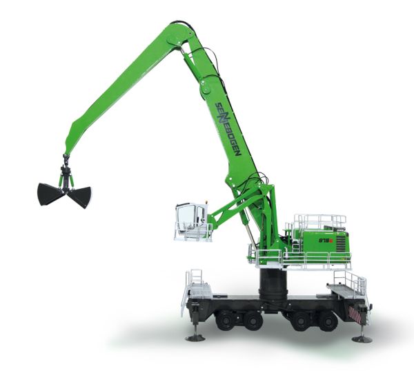 ROS00223 - Pelle de manutention SENNEBOGEN 875E sur pneus - 1