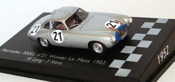 SPA87LM52 - MERCEDES 300 SL #21 Gagnant du MANS 1952 H.LANG. F.RIESS - 1