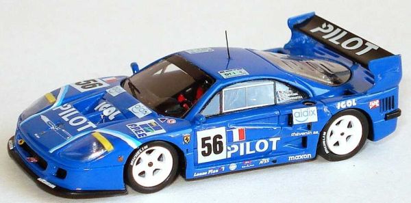 RED87RL038 - FERRARI F40 #56 LE MANS 1996 M.FERTE. N.LEBOISSETIER. O.THEVENIN - 1