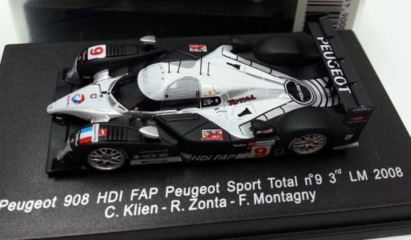 SPA87S087 - PEUGEOT 908 HDI FAP #9 – 3 éme du Mans 2008 C.KLIEN.  R.ZONTA.  F .MONTAGNY - 1