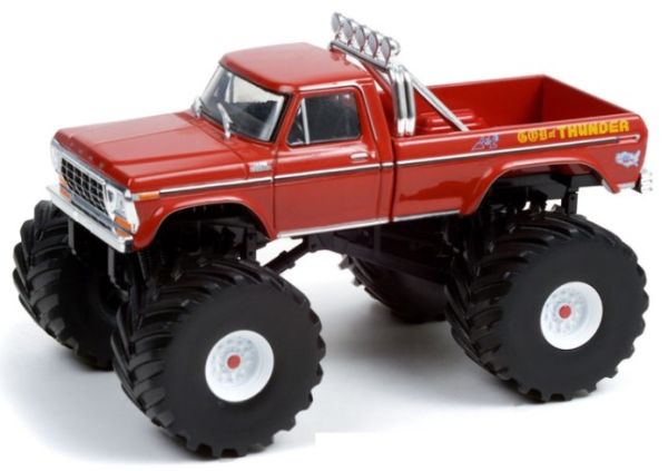 GREEN88042 - FORD F-250 1979 Monster Truck GOD OF THUNDER - 1