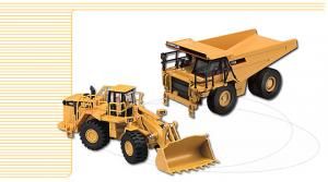 NOR55103 - Coffret Dumper CAT 775E avec Chargeur CAT 988G - 1