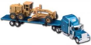 NOR55083 - Camion Porte-engin avec Niveleuse CAT 12H - 1
