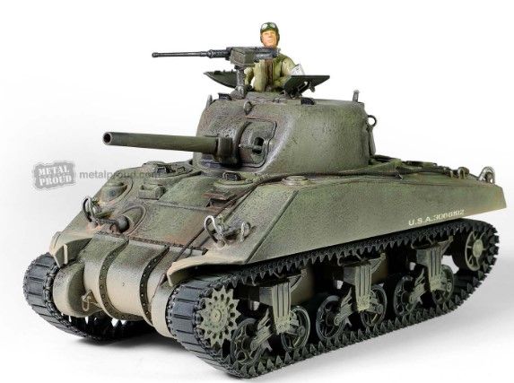 MP912101A - SHERMAN M4 Char moyen Américain – 753e Bataillon de la ligne Gustave – Italie 1944 - 1