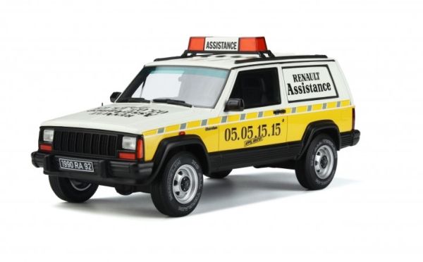 OT939 - JEEP CHEROKEE RENAULT ASSISTANCE 1989 jaune - 1