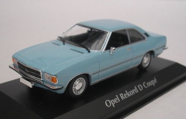 MXC940044021 - OPEL Rekord D coupé 1975 Bleu clair - 1
