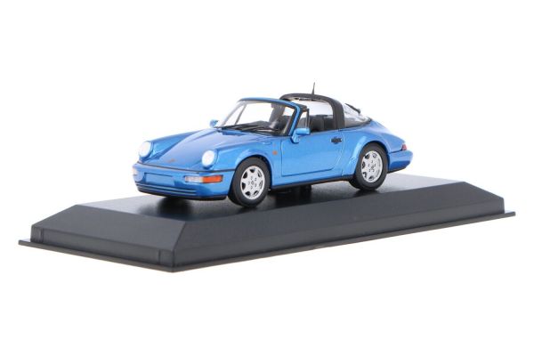 MXC940061362 - PORSCHE 911 (964) Targa 1991 Bleu métallique - 1