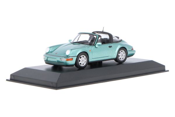 MXC940061364 - PORSCHE 911 (964) Targa 1991 vert métallique - 1