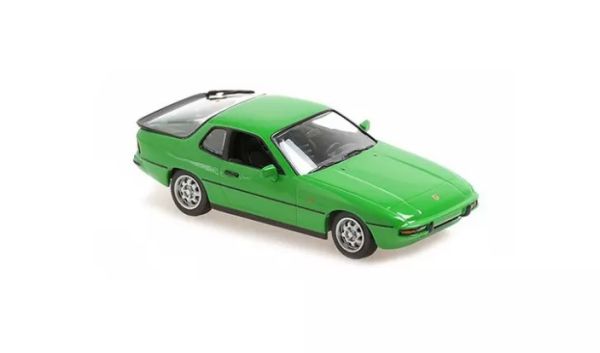 Miniature PORSCHE 924 1984 Vert Foncé MAXICHAMPS