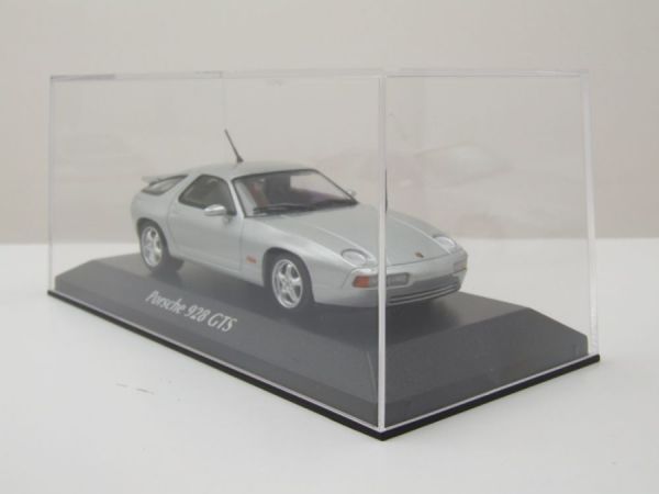 Miniature PORSCHE 928 GTS 1991 Argent métallique MAXICHAMPS MXC940068105 | Collect World