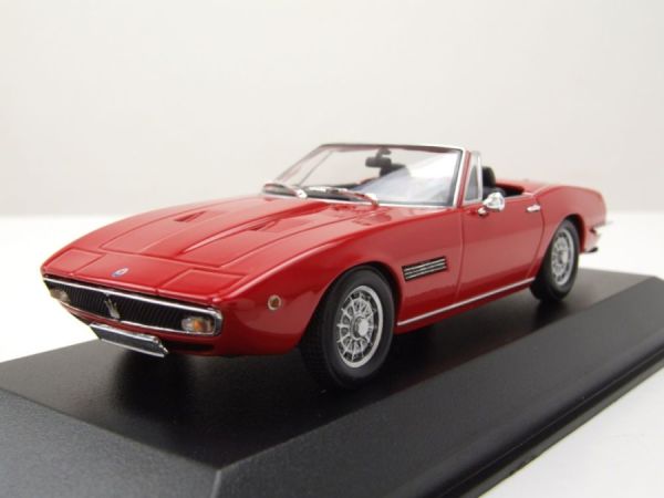 MXC940123330 - MASERATI Ghibli Spyder cabriolet 1969 rouge - 1