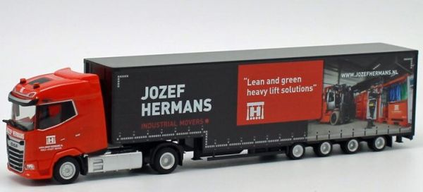 HER953467 - DAF XG 4x2 remorque surbaissée 4 essieux JOZEF HERMANS - 1