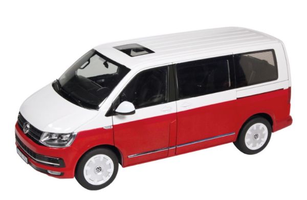 NZG9541/10 - Multivan VOLKSWAGEN Type6 Rouge et blanc - 1