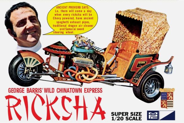 MPC965/12 - Ricksha - George Barris à assembler et à peindre - 1