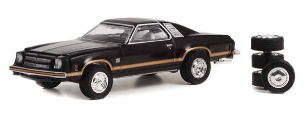 GREEN97130-B - CHEVROLET chevelle Laguna S3 1976 avec pneus de rechange de la série THE HOBBY SHOP sous blister - 1