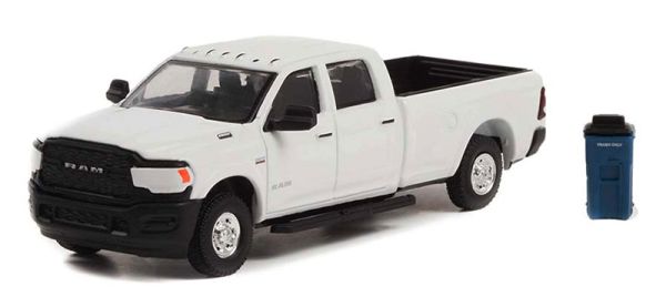 GREEN97130-F - DODGE Ram 2500 Tradesman 2021 avec poubelle de la série THE HOBBY SHOP sous blister - 1