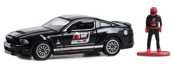 GREEN97150-E - SHELBY GT500 #68 2010 avec pilote de voiture de course de la série THE HOBBY SHOP sous blister - 1