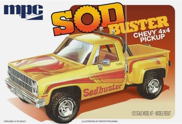 MPC972/12 - CHEVROLET Stepside Pick-up 1981 - Sod Buster à assembler et à peindre - 1