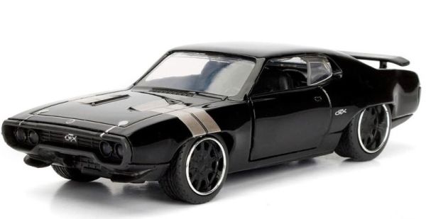 JAD98300 - PLYMOUTH GTX 1972 Noir Fast & Furious - 1