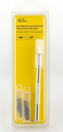 HEL99009 - Scalpel en Aluminium avec lame à pointe fine - 1