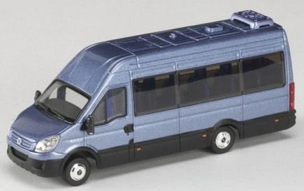 ROS00123 - Minibus IVECO DAILY Bleu Métal Ech:1/43 - 1