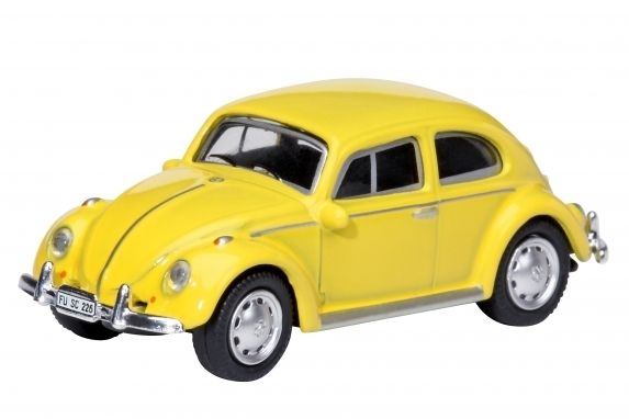 SCH26047 - VOLKSWAGEN  Coccinelle Jaune Ech:1/87 - 1