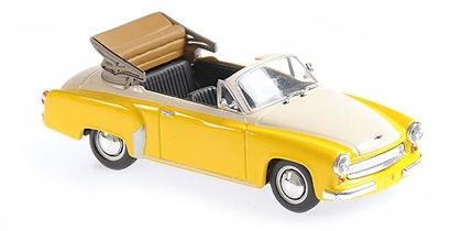 MXC940015931 - WARTBURG A311 Cabriolet 1958 Jaune et Blanche - 1