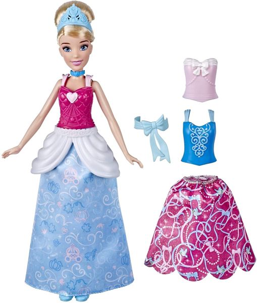 HASE9591 - Poupée Princesse Mannequin – Cendrillon avec ses tenues - 1