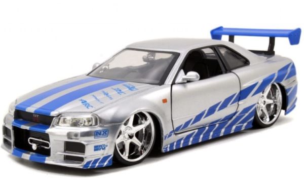 JAD97158 - NISSAN Skyline GT-R grise 2002 FAST & FURIOUS - 1