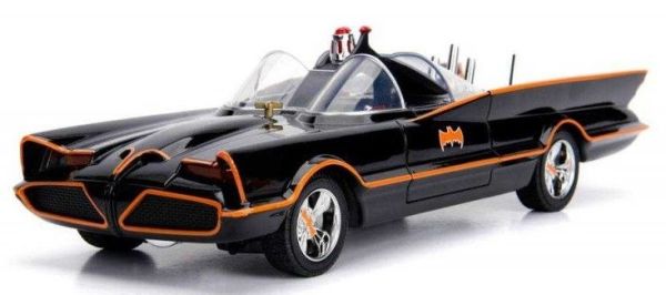 JAD98625 - Batmobile Classique avec Batman et Robin - 1