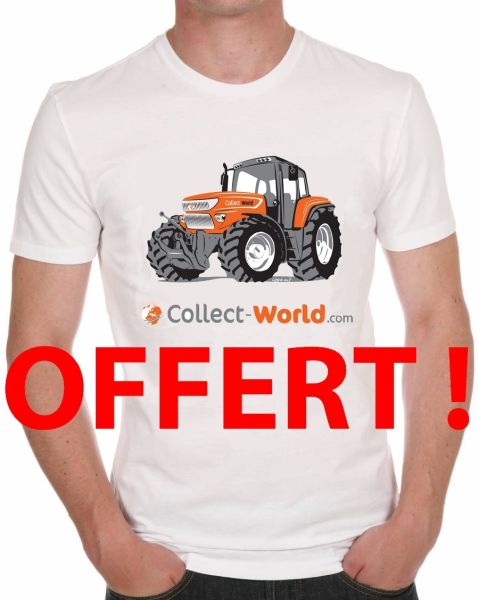 CWT01 - Offert par tranche de 100€ d'achat - Tee-Shirt Collect-World - TRACTEUR - 1
