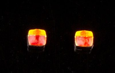 PMAA-213 - Feux bicolores rouge et orange avec bloc noir x2 - 1
