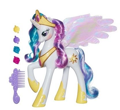 HASA0633 - Figurine Princesse Celestia avec ailes lumineuses - 1