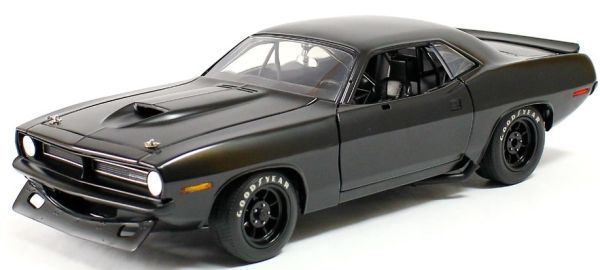 ACMEA1806108 - PLYMOUTH Barracuda 1970 Swede Savage noire sans marquages - 1