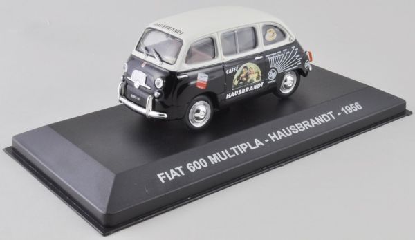 NET0043 - FIAT 600 Multipla 1956 de la marque de café italien HAUSBRANDT - 1