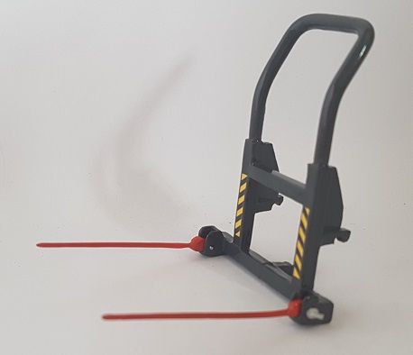 AGM08 - Pic-balle Noir et rouge - Artisanal - 1