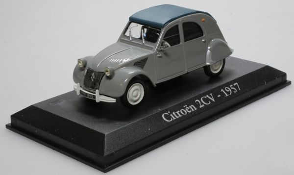 AKI0028 - CITROEN 2 CV grise 1957 - 1
