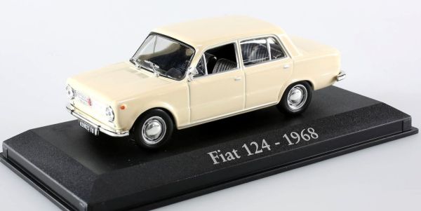 AKI0039 - FIAT 124 (1968) Beige - 1
