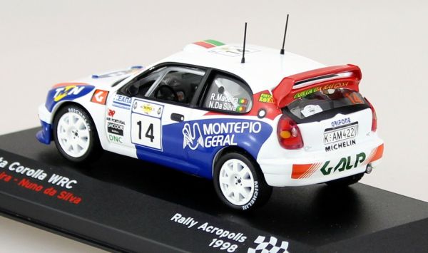 Voiture Miniature Toyota Corolla Rallye Acropolis 1998 - Modèle 1/43 Vitesse - Édition Auriol #6